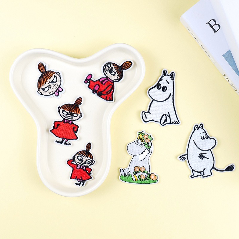 Embroidery Cloth - Moomin Cute Cartoon Embroidered Patches DIY