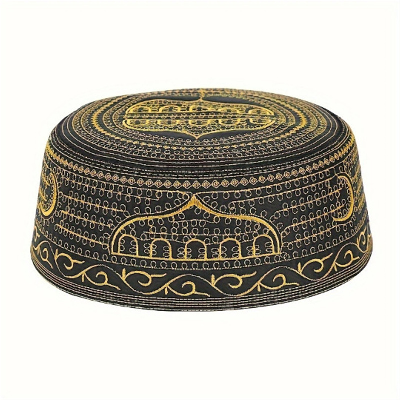 Embroidery Hijab - Cotton Embroidery Arab Men Muslim Hat