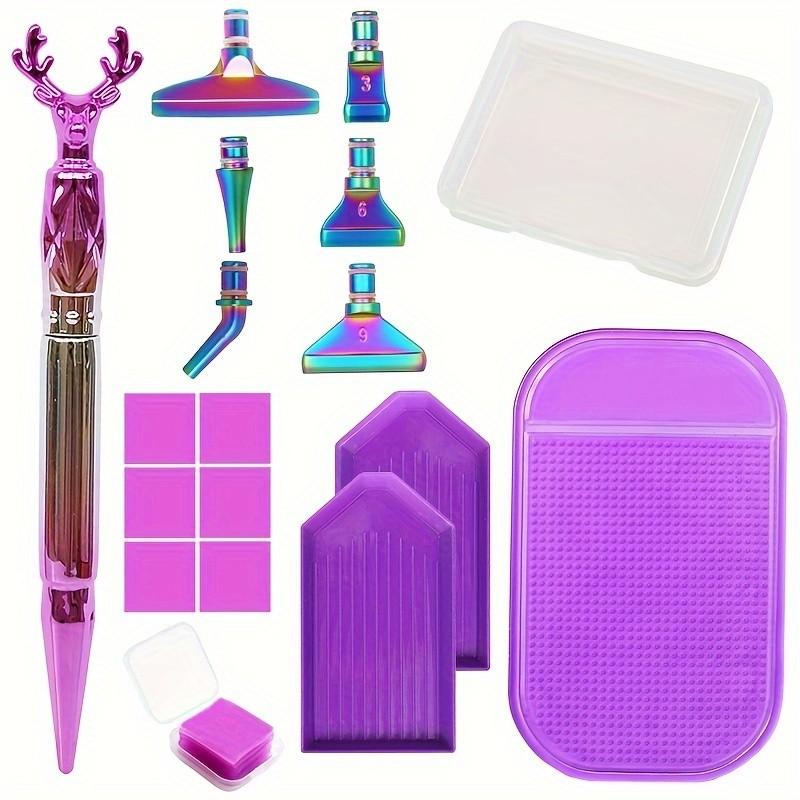 Embroidery Service - Deer Antler-Shaped Rhinestone Pen with Metal