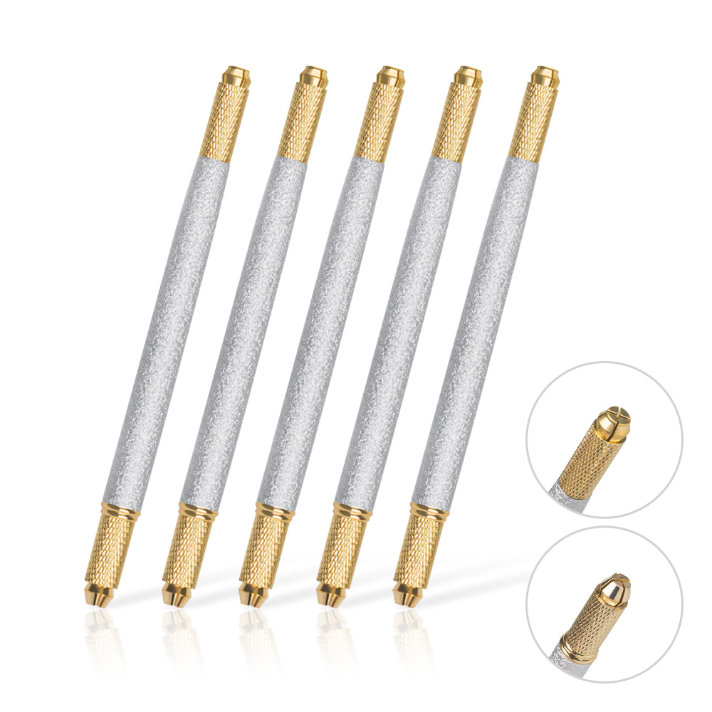 Embroidery Online - 1pcs Microblading Double End Metal Relief