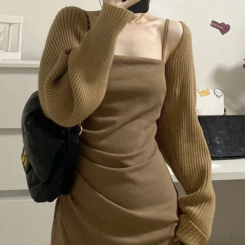 Knitted Solid Color Shawl With - Embroidery Online 评论和价格