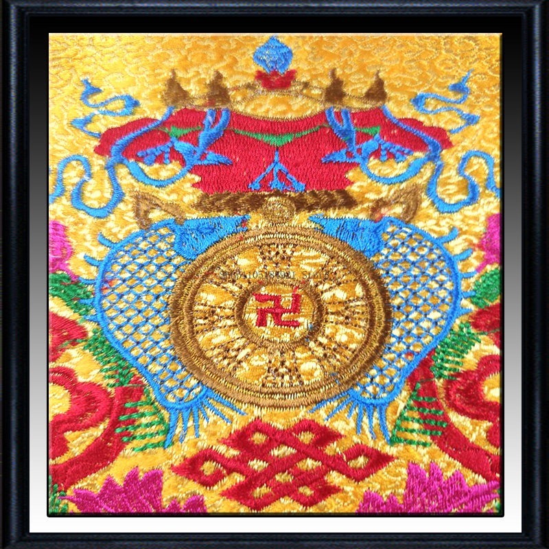 42CM Double Embroidery Satin F - Embroidery Cloth 评论和价格