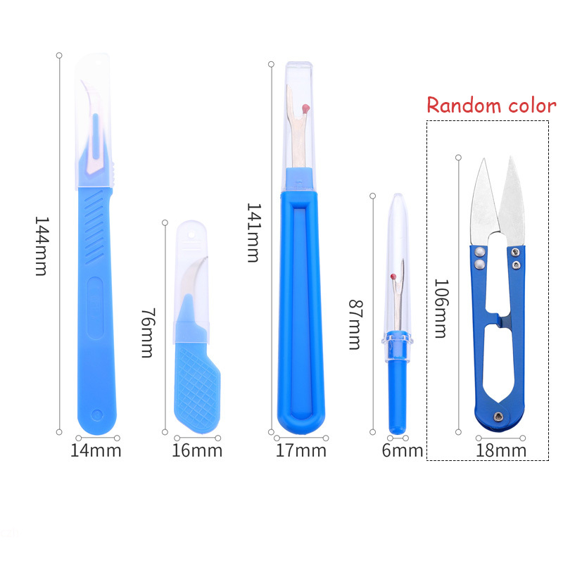 5Pcs Blue Sewing Ripper Kit wi - Embroidery Threads 评论和价格