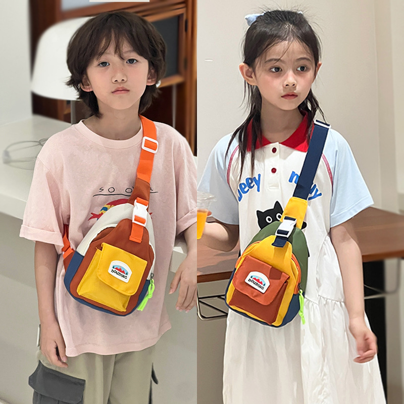 New Fashion Kids Chest Bag Uni - Embroidery Motif 评论和价格