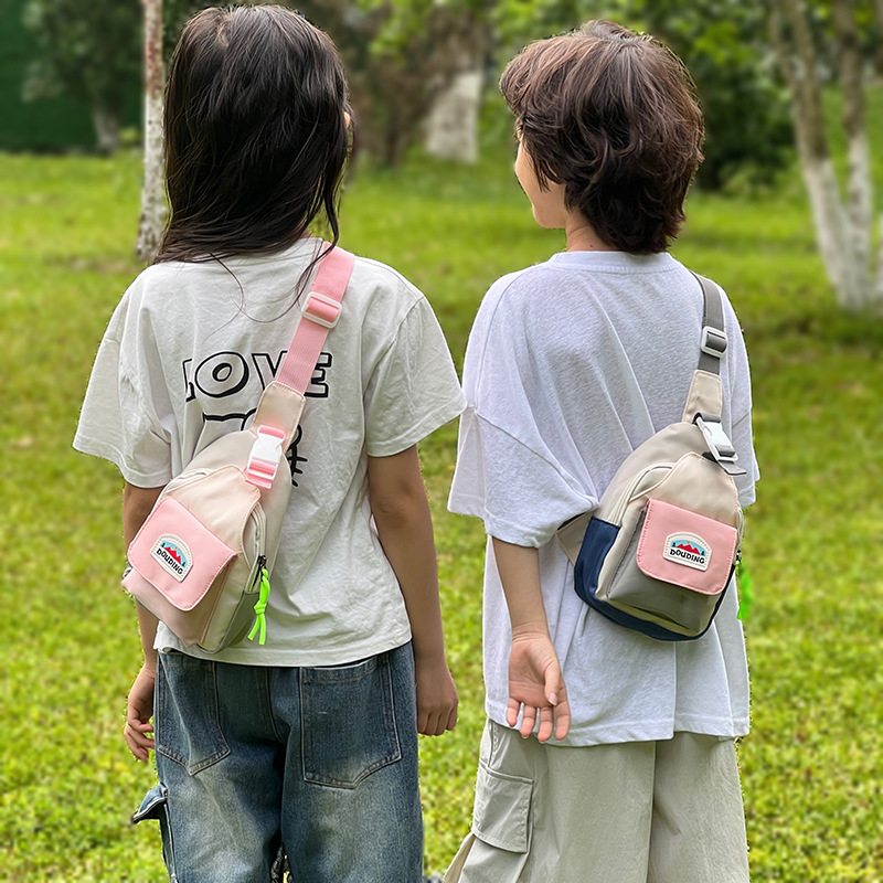 New Fashion Kids Chest Bag Uni - Embroidery Motif 评论和价格