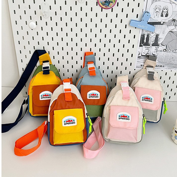 New Fashion Kids Chest Bag Uni - Embroidery Motif 评论和价格