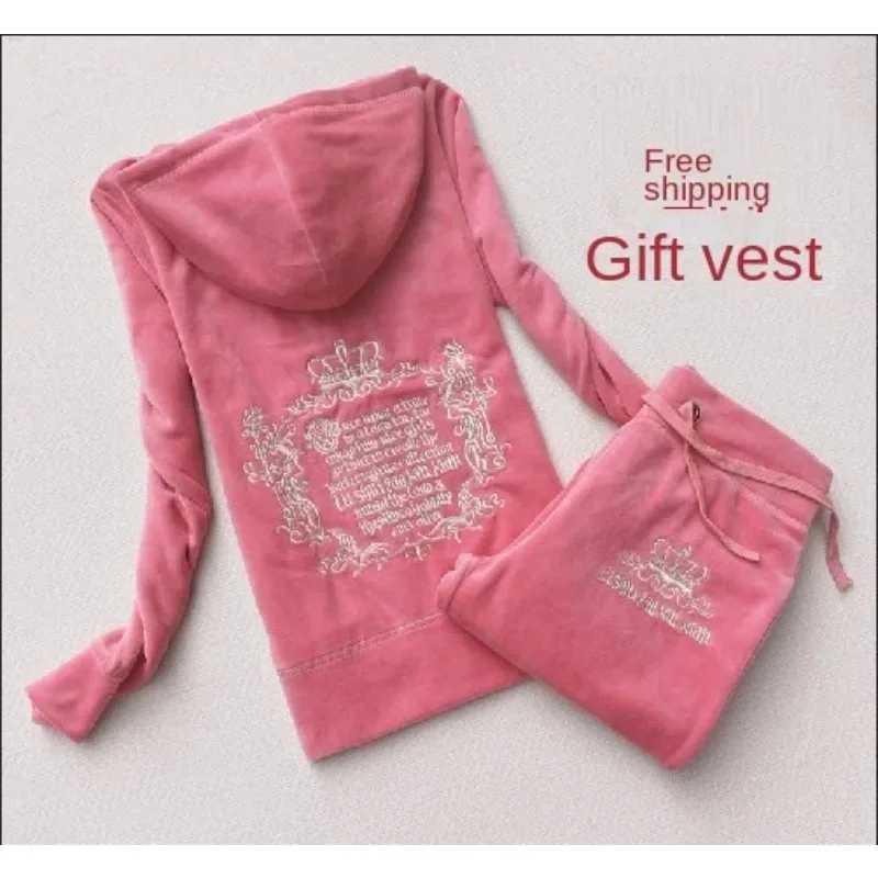 JC Tracksuit Women Velvet Wome - Embroidery Motif 评论和价格