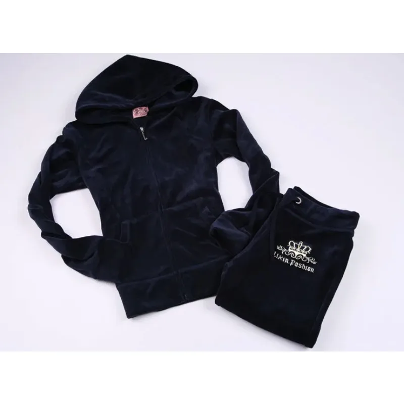 JC Tracksuit Women Velvet Wome - Embroidery Motif 评论和价格