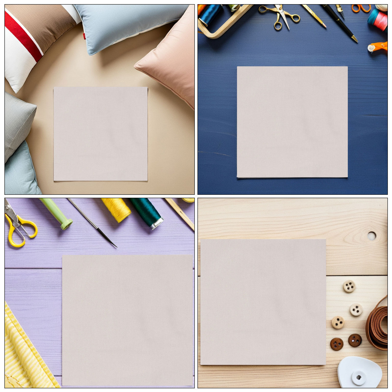 5Pcs Embroidery Fabric Cotton  - Embroidery Cloth 评论和价格