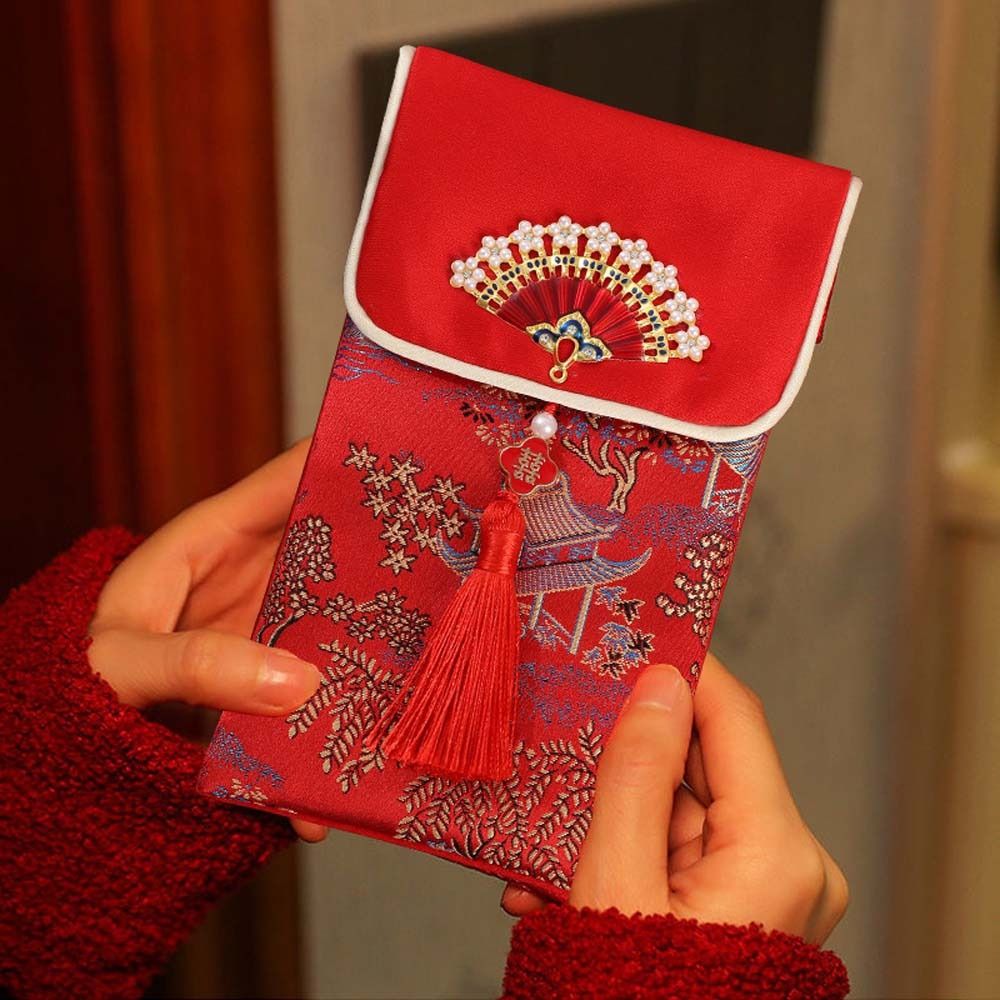 New Year Blessing Words Brocad - Embroidery Cloth 评论和价格