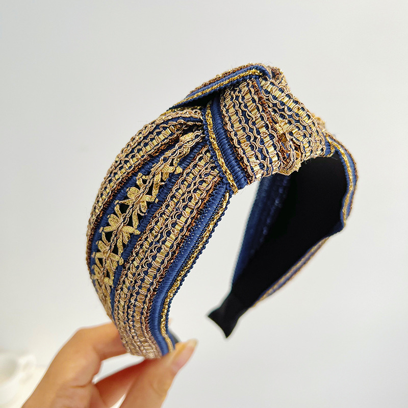 Women Girls Vintage Bohemian E - Embroidery Gold 评论和价格
