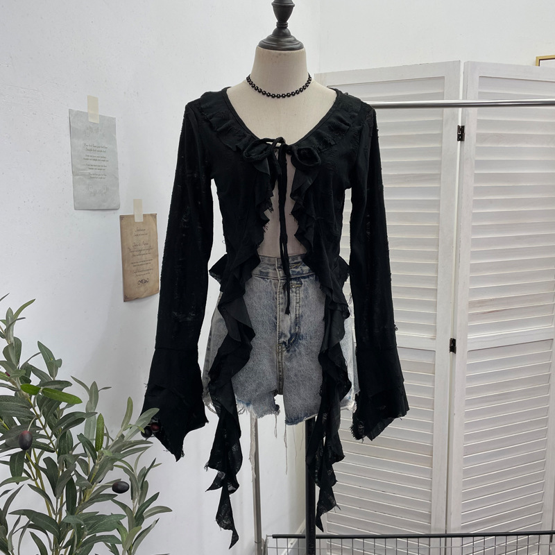ISAROSE Wasteland Style Cardig - Embroidery Online 评论和价格
