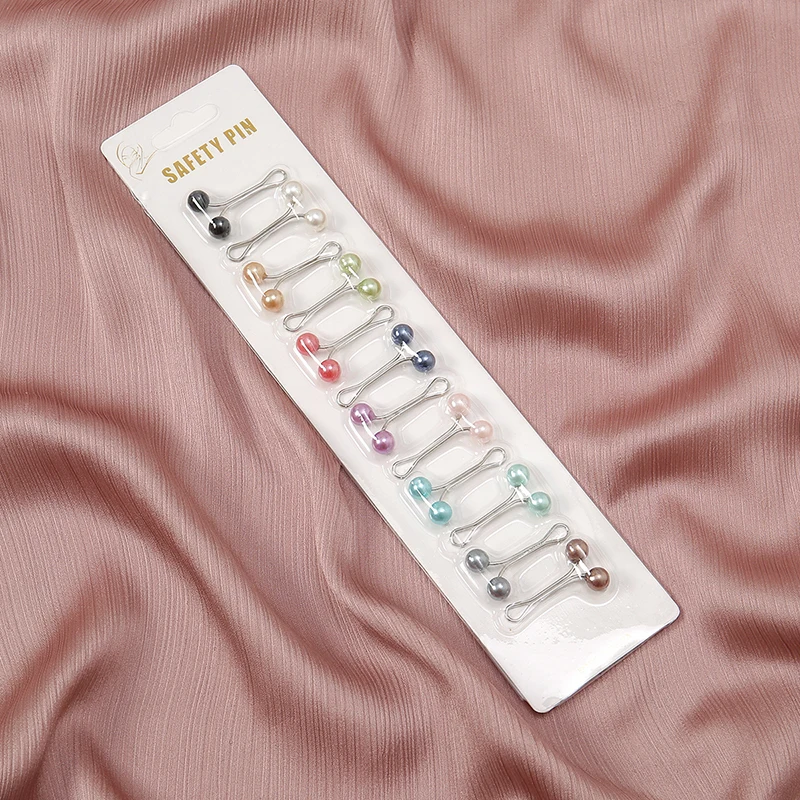 12pcs/Bag Muslim Hijab Pins Sc - Embroidery Hijab 评论和价格