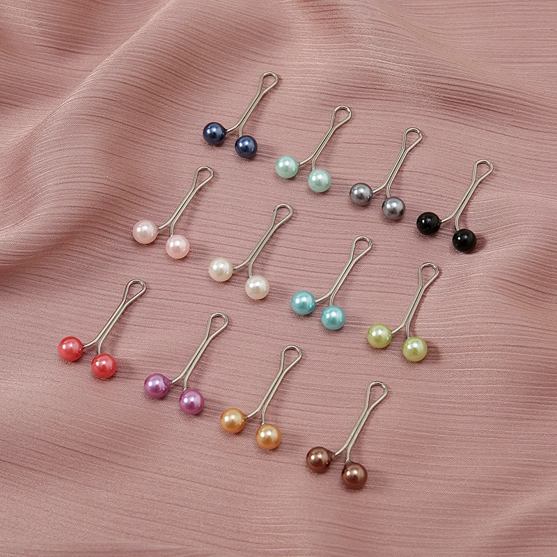 12pcs/Bag Muslim Hijab Pins Sc - Embroidery Hijab 评论和价格