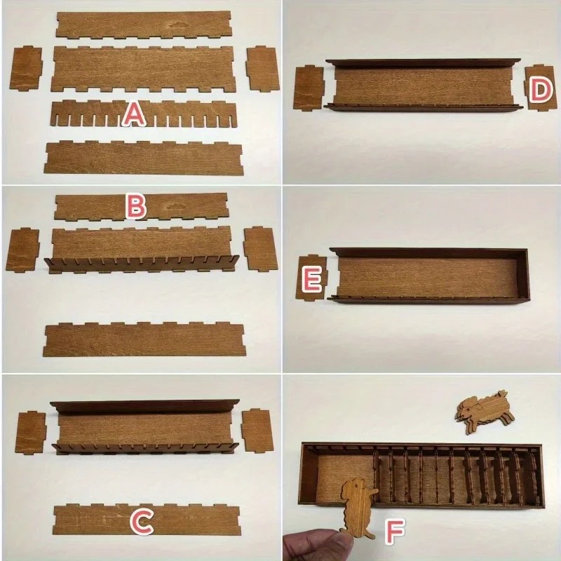 2026 Wooden Rabbit Spool Set w - Embroidery Rabbit 评论和价格
