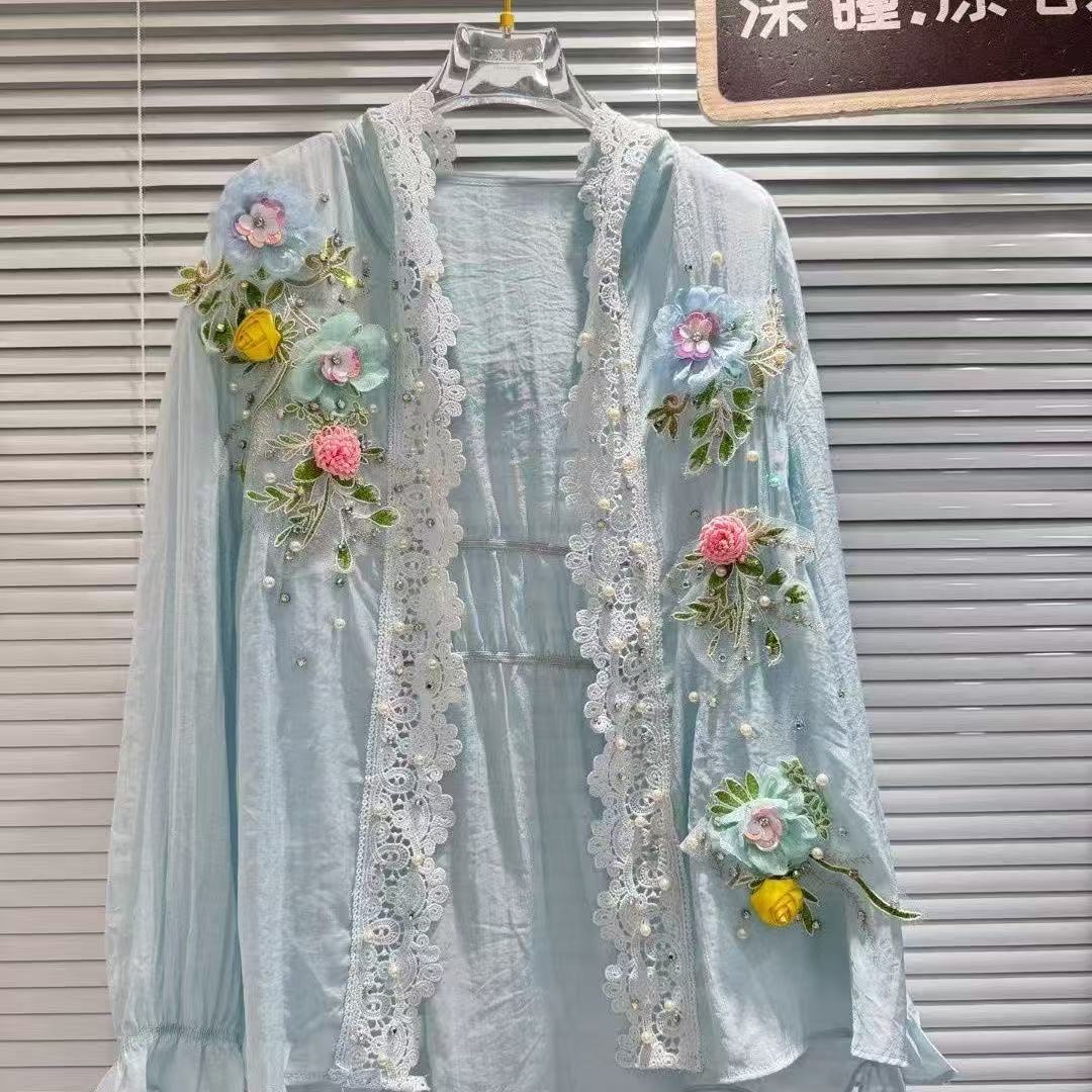 New In Breathable Hooded Sunsc - Embroidery Cardigan 评论和价格