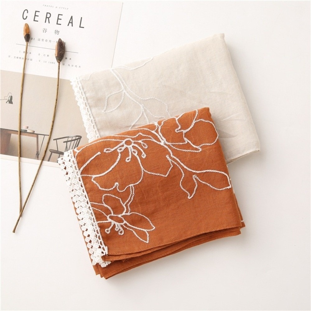 Versatile Elegant Hijab Scarf  - Embroidery Hijab 评论和价格