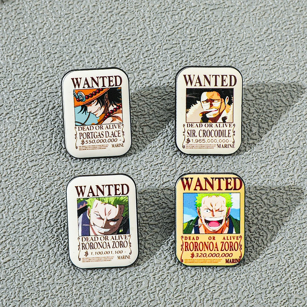 4 Pcs ONE PIECE Cartoon Anime  - Embroidery Garment 评论和价格