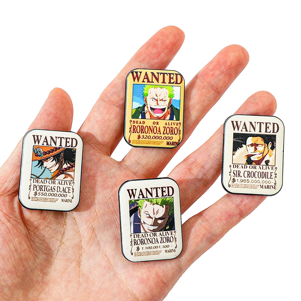 4 Pcs ONE PIECE Cartoon Anime  - Embroidery Garment 评论和价格