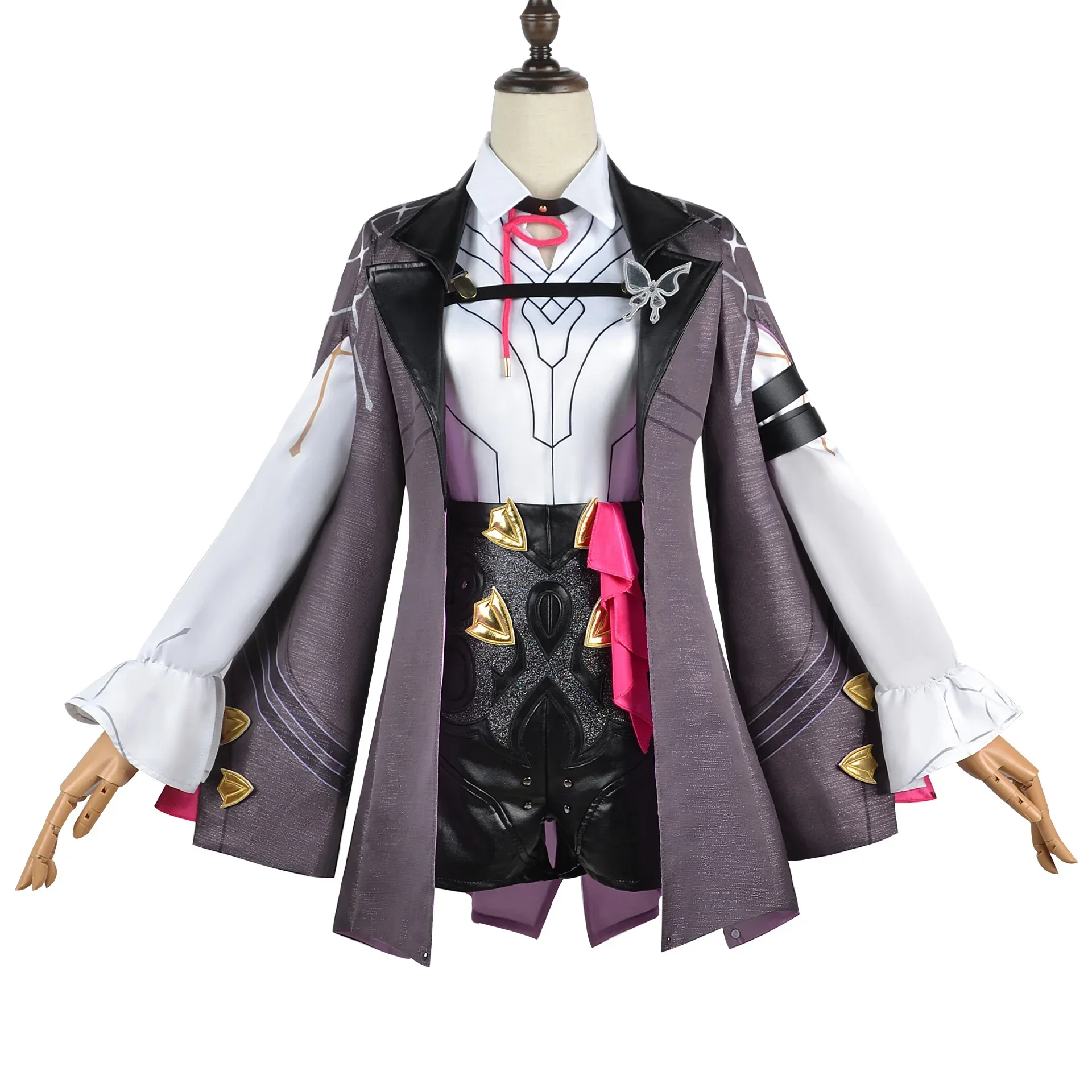 Honkai Star Rail Kafka Cosplay - Embroidery Dress 评论和价格