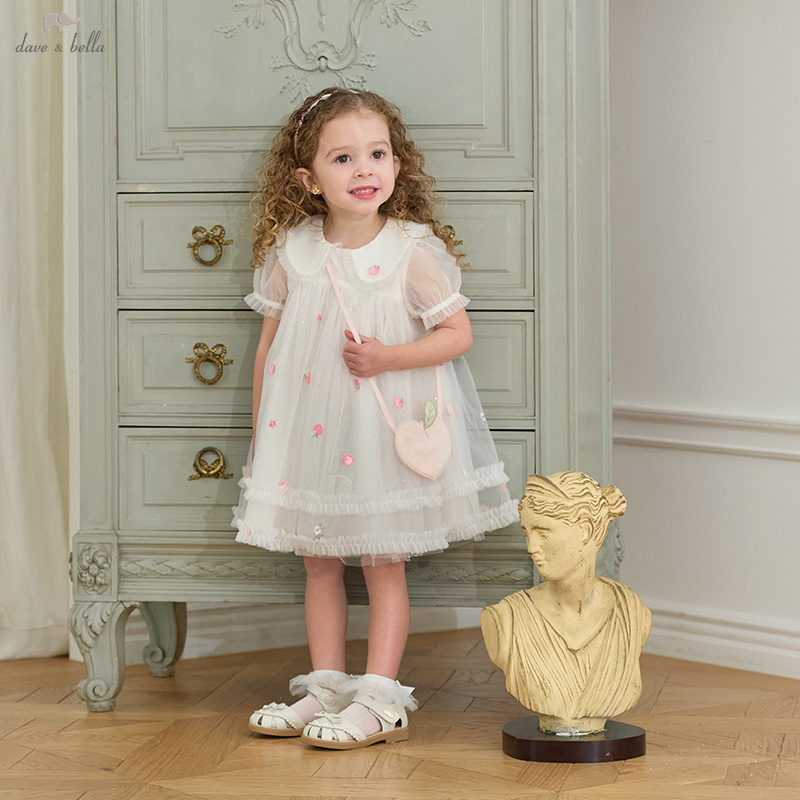 Dave Bella Girls Baby Mesh Pri - Embroidery Charm 评论和价格