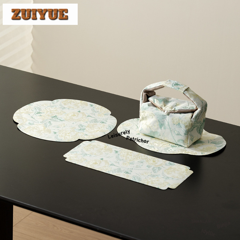 Brocade Embroidery Yellow Rose - Embroidery Cloth 评论和价格