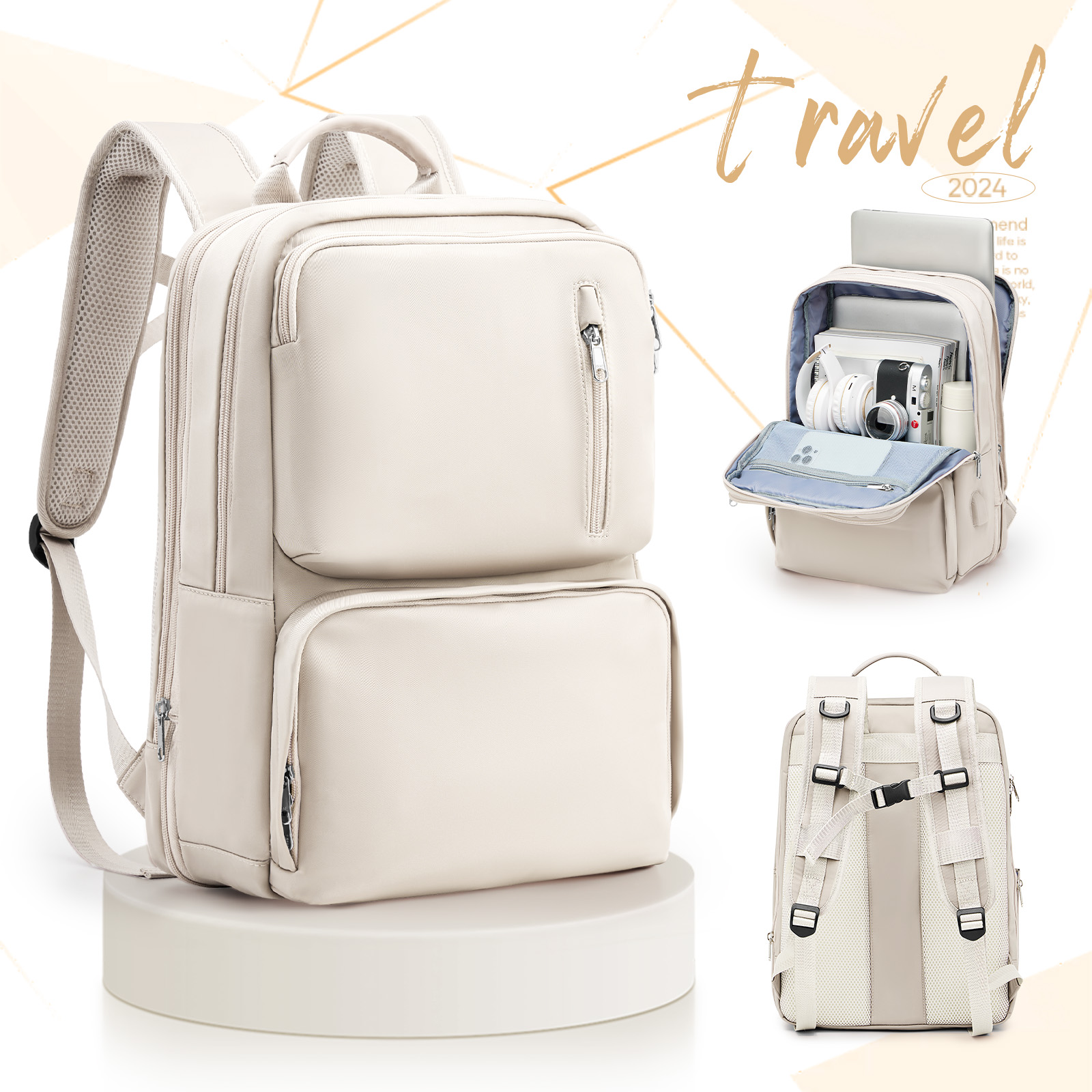 Female Backpacks for Universit - Embroidery University 评论和价格