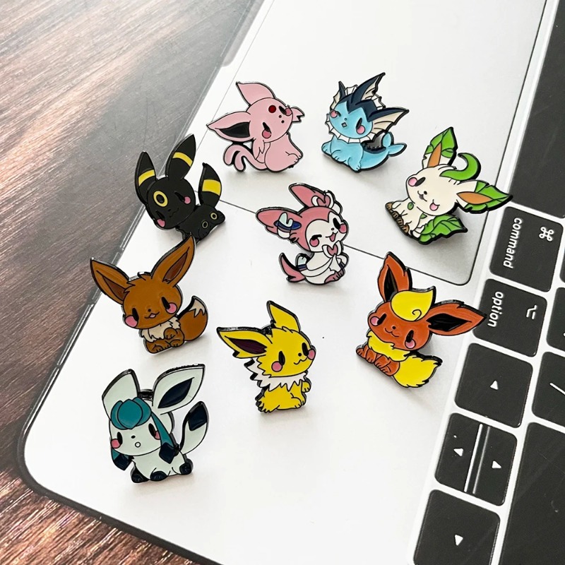 Hot 9 Pcs Anime Elf Brooch Set - Embroidery Garment 评论和价格