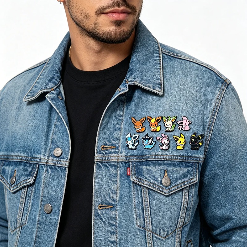 Hot 9 Pcs Anime Elf Brooch Set - Embroidery Garment 评论和价格