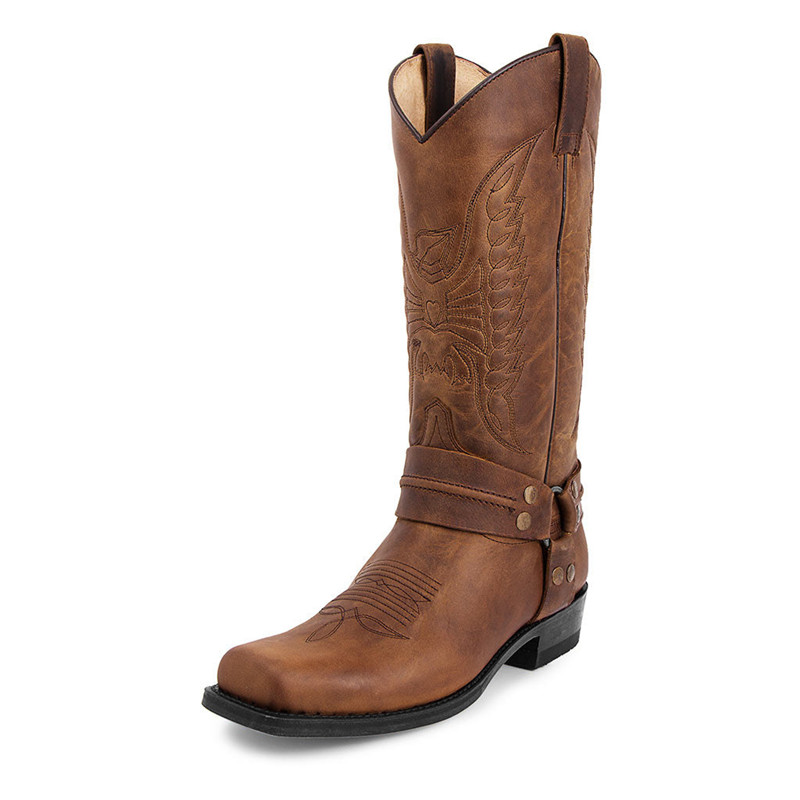 New Men's Motorcycle Boots Fas - Embroidery Youtube 评论和价格