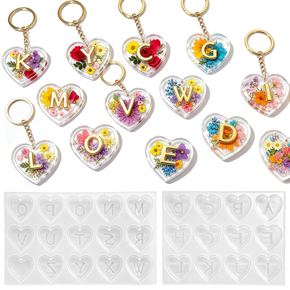 Complete 26 Letters & Heart Si - Embroidery Charm 评论和价格