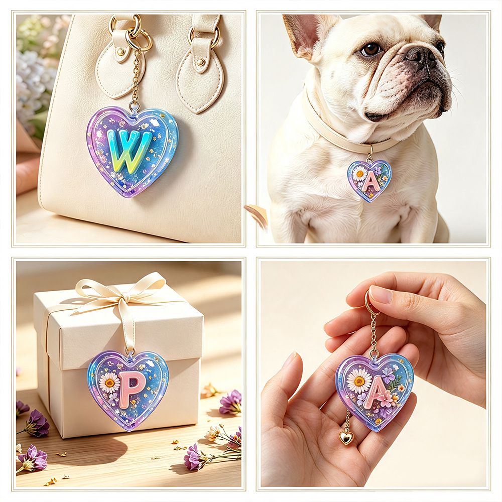 Complete 26 Letters & Heart Si - Embroidery Charm 评论和价格