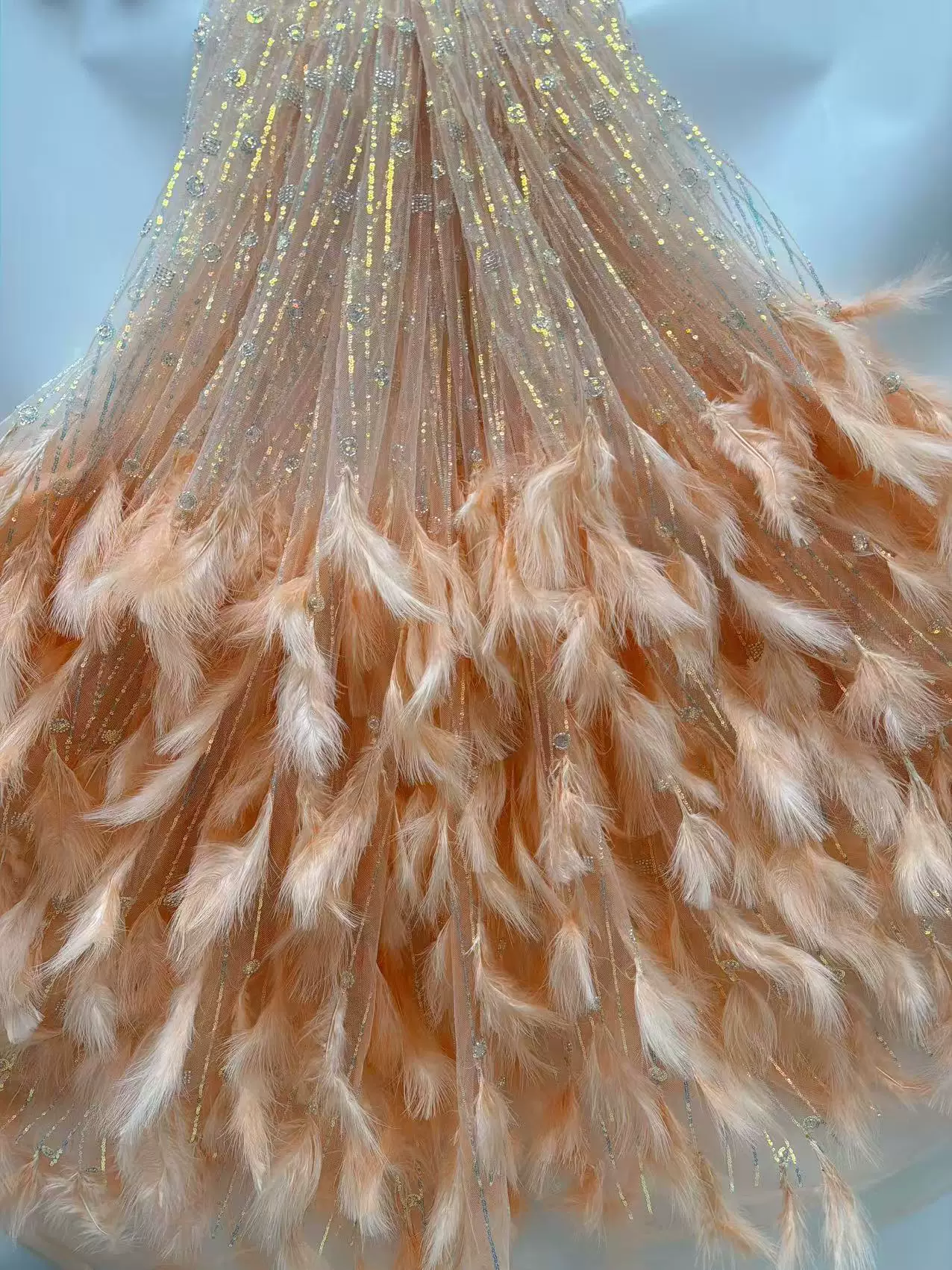 5yard Feather bead tube sequin - Embroidery Youtube 评论和价格