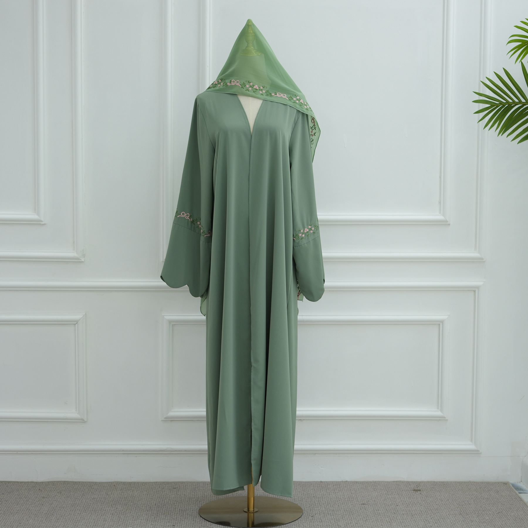 Dubai Abaya Manufacturer Islam - Embroidery Hijab 评论和价格