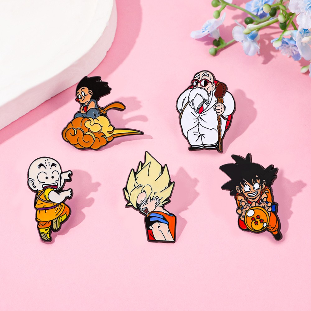 5 Pcs Classic Popular Anime Br - Embroidery Garment 评论和价格