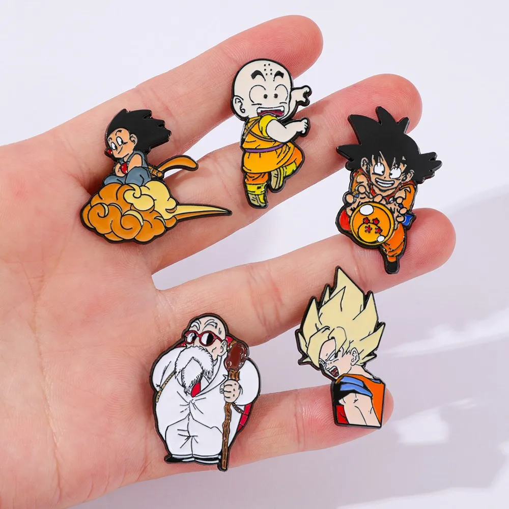 5 Pcs Classic Popular Anime Br - Embroidery Garment 评论和价格