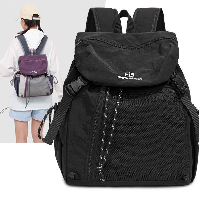 Fashion Commuter Backpack Fema - Embroidery Motif 评论和价格