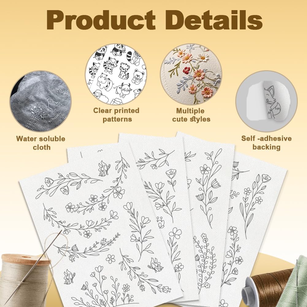 Water Soluble Embroidery Stabi - Water Soluble Stabilizer 评论和价格