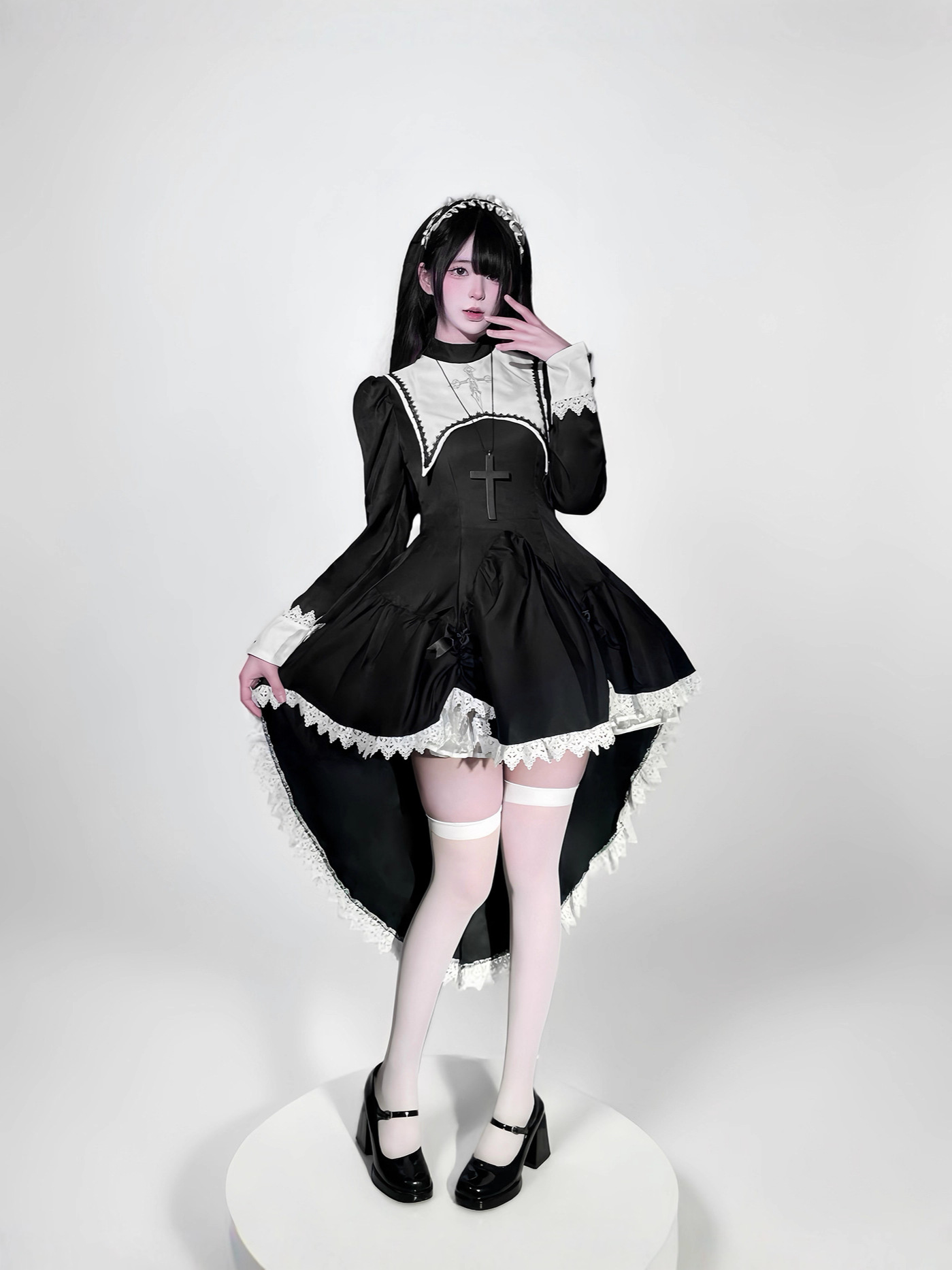 Gothic style dark embroidery c - Embroidery Dress 评论和价格