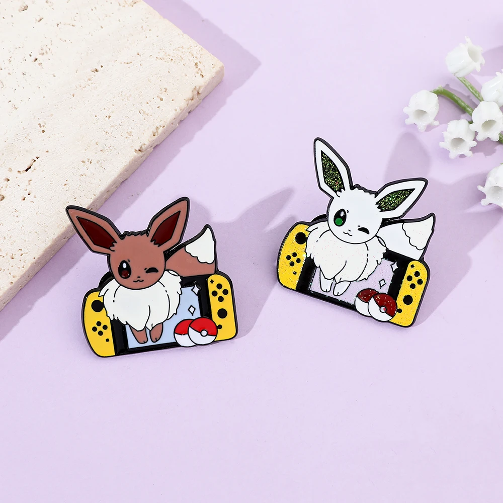 2 Pcs Anime Elf Cartoon Brooch - Embroidery Garment 评论和价格