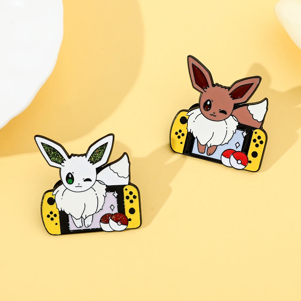 2 Pcs Anime Elf Cartoon Brooch - Embroidery Garment 评论和价格