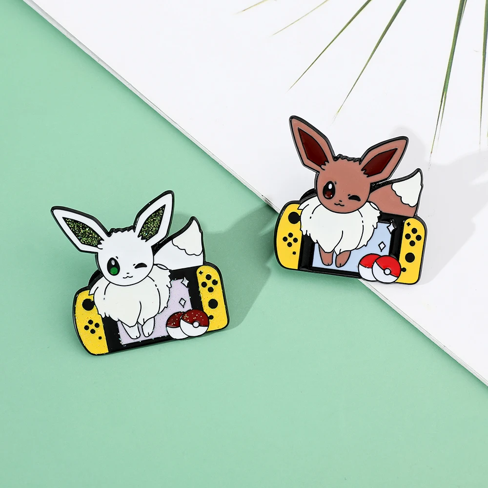 2 Pcs Anime Elf Cartoon Brooch - Embroidery Garment 评论和价格