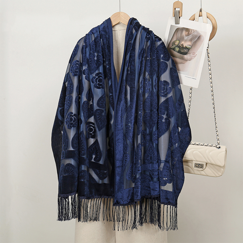 2024 Luxury Silk Embroidery Fl - Embroidery Hijab 评论和价格