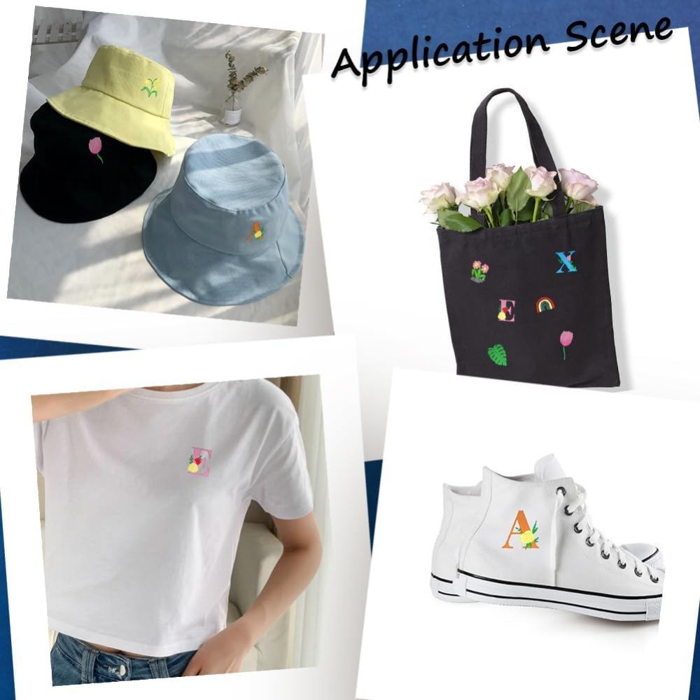 104Pcs Letter Embroidery Trans - Water Soluble Stabilizer 评论和价格