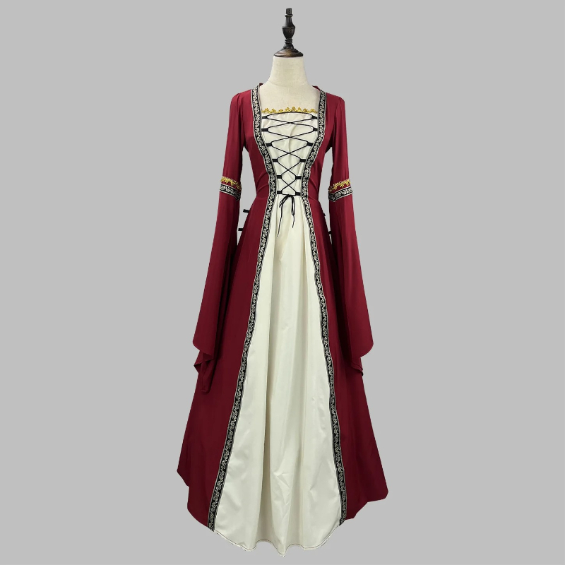 Vintage European Noble Costume - Embroidery Dress 评论和价格