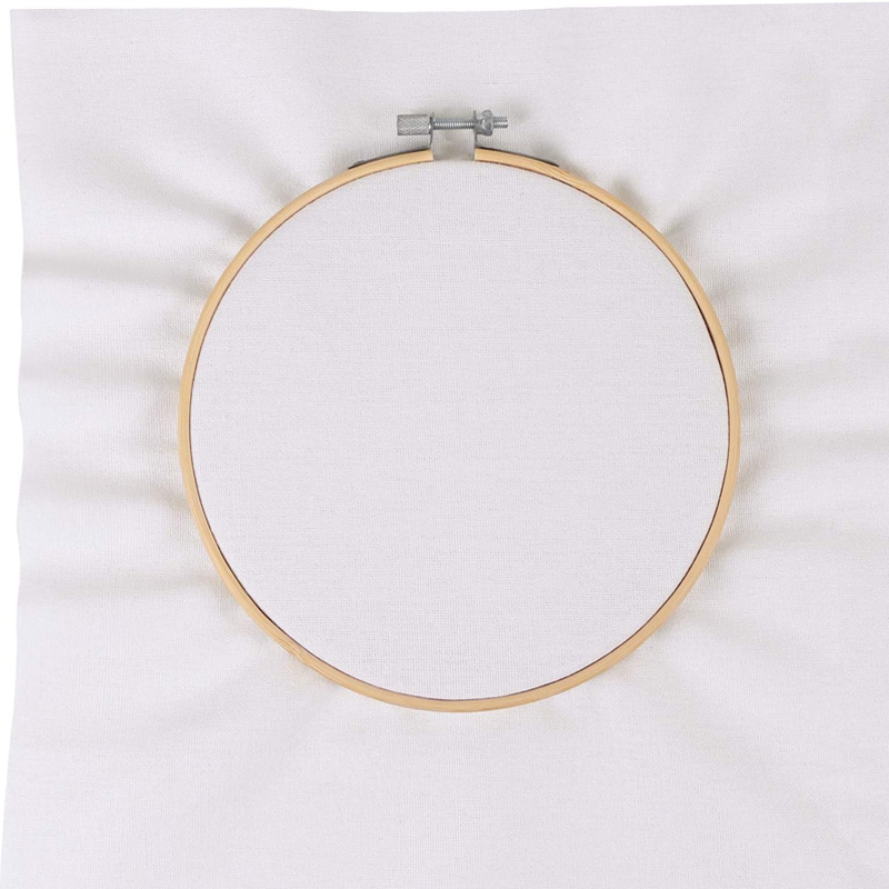 4 Pieces of Linen Fabric, Soli - Embroidery Motif 评论和价格