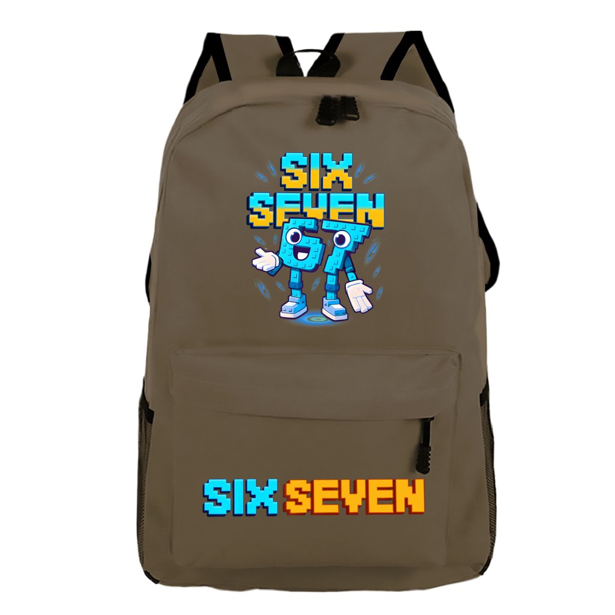 Six Seven Backpack Italian Bra - Embroidery Gold 评论和价格