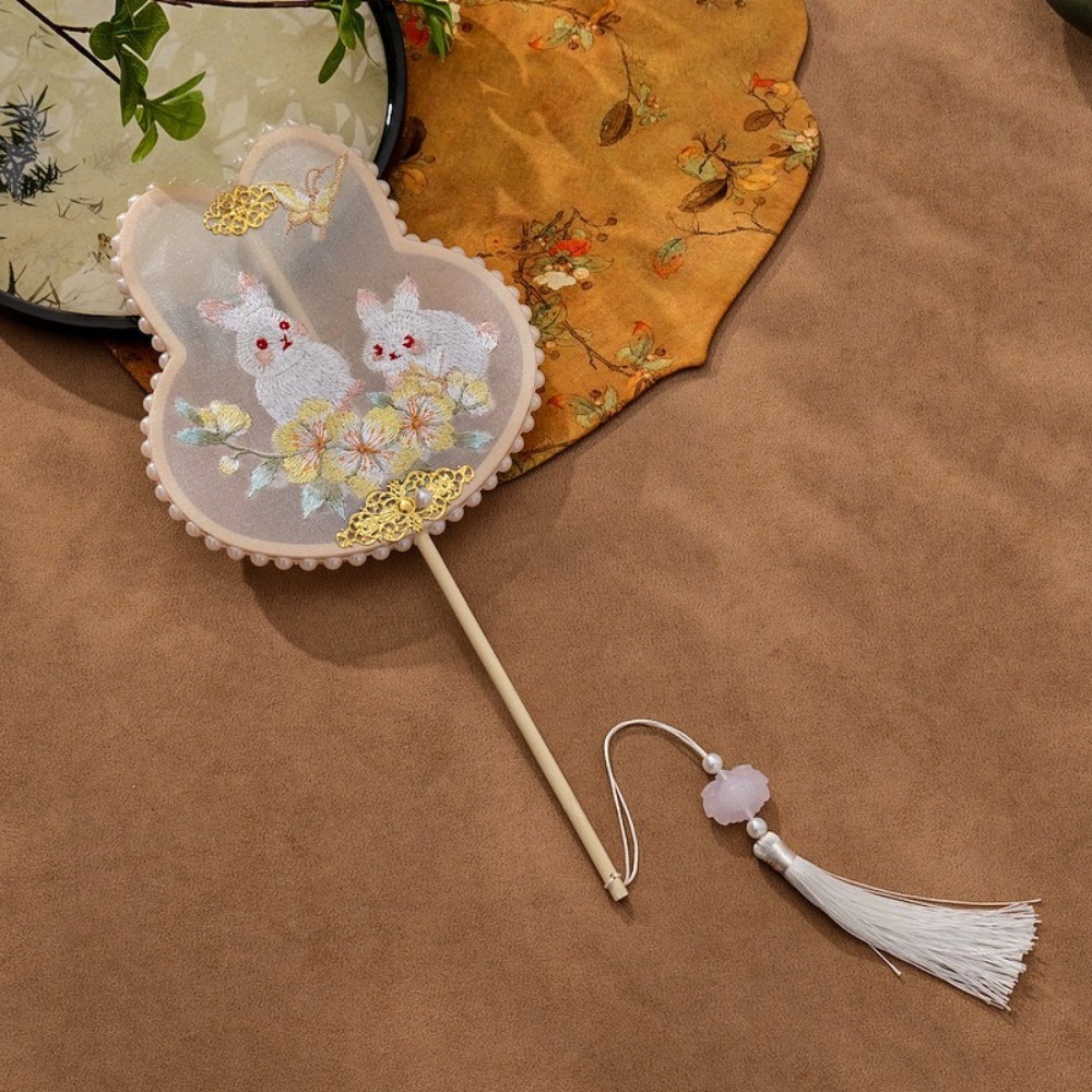 Handheld Chinese Style Embroid - Embroidery Rabbit 评论和价格