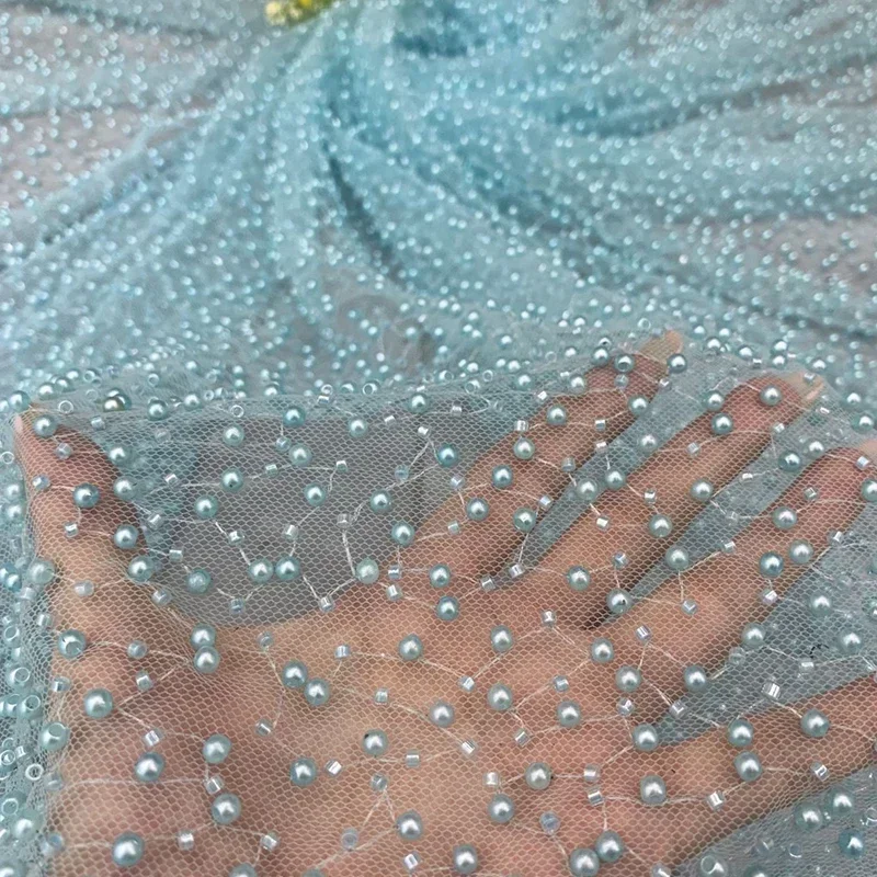 1yard Pearl Mesh Fabric Round  - Embroidery Youtube 评论和价格