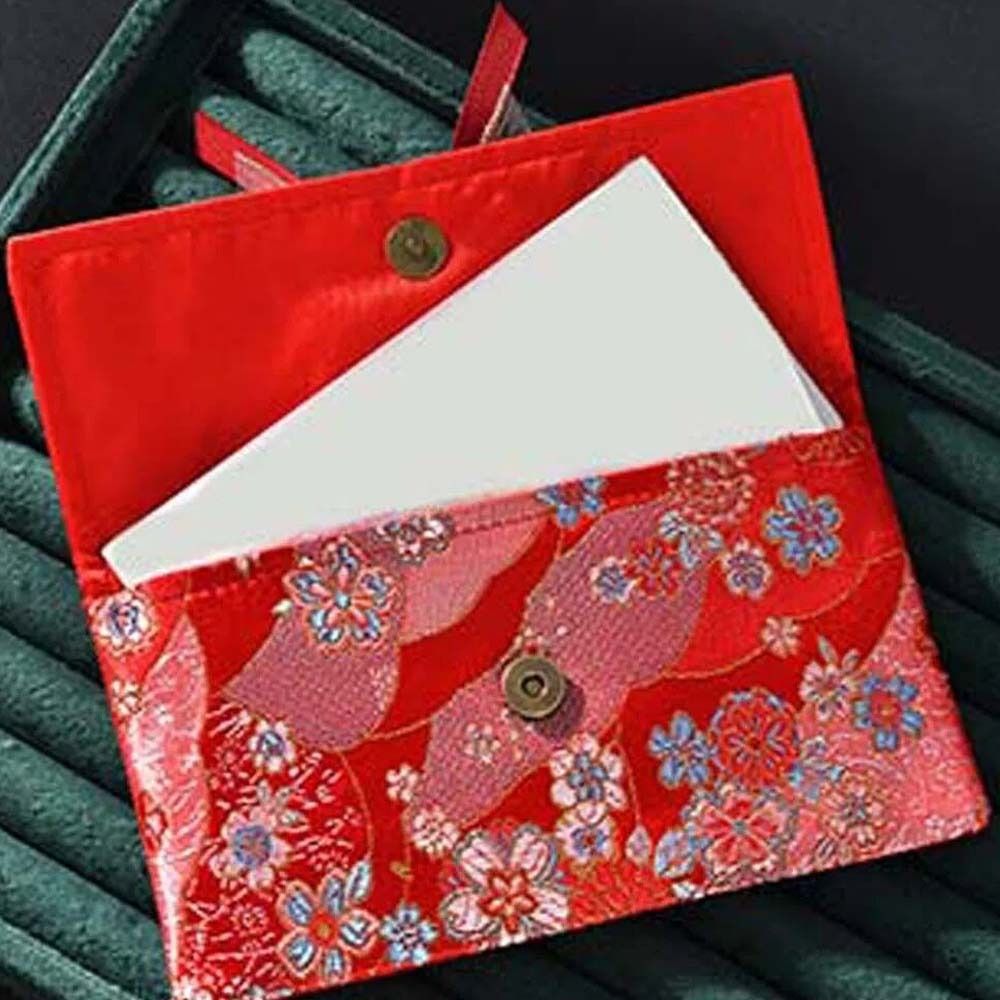 New Year Blessing Words Brocad - Embroidery Cloth 评论和价格
